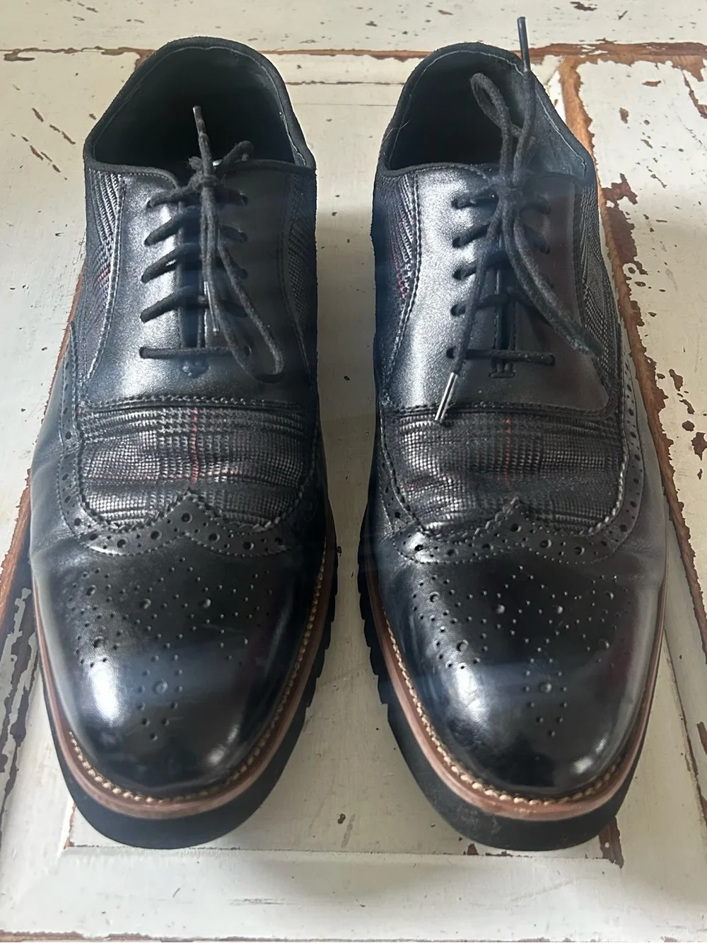 Stacy Adams Baxley Mens Wingtip Oxford Dress Shoe Size 11
